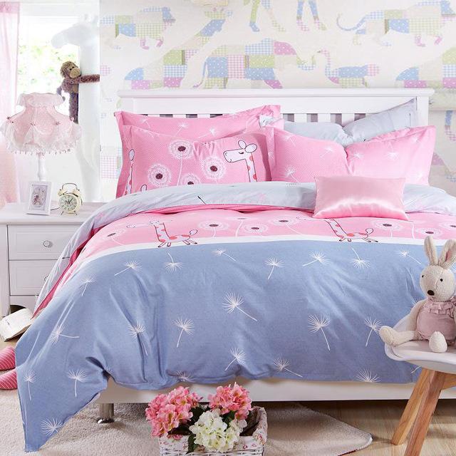 Decorative Bedding Set - Duvet Cover, Bed Sheet and 2pcs Pillow Case (Floral Collection)