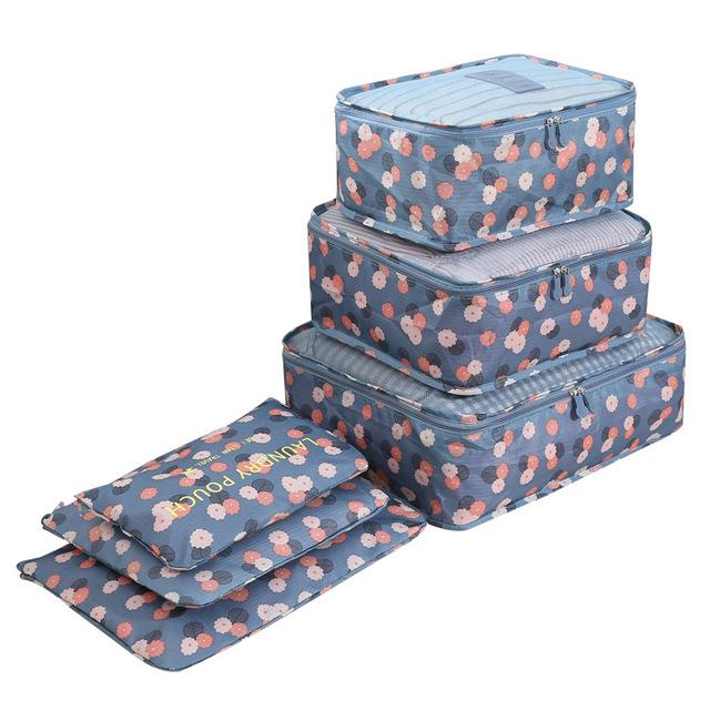 Waterproof clothes organizer and travel bags 6pcs/set